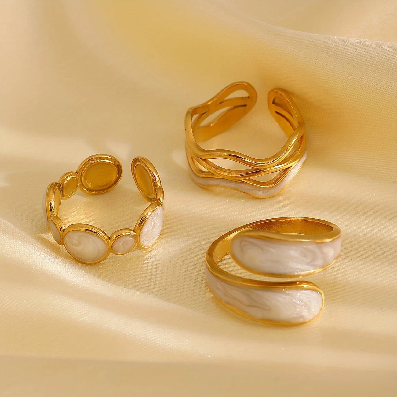 Painted Oil Ring Set