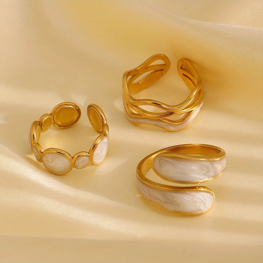 Painted Oil Ring Set