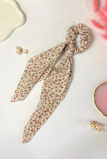 Bohemian Floral Ribbon Hairtie