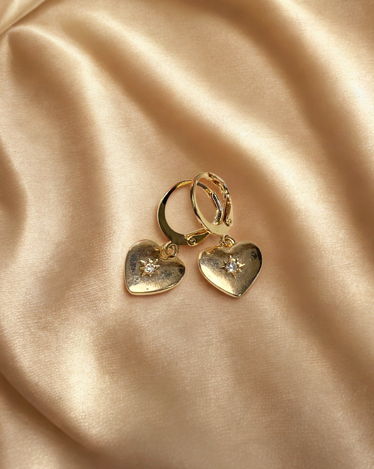 Crystal Heart Earrings