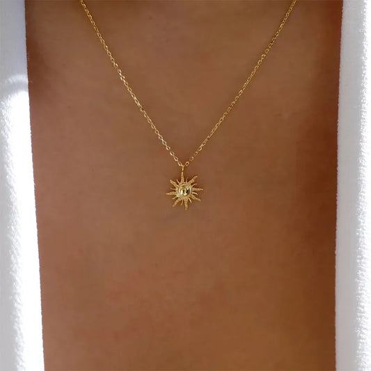 Gold Sun Pendant