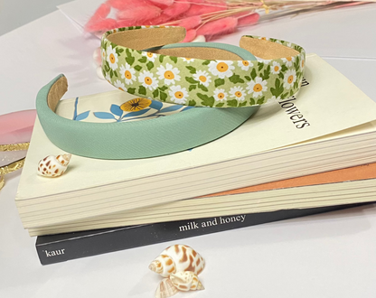 Green Spring Glow Headband