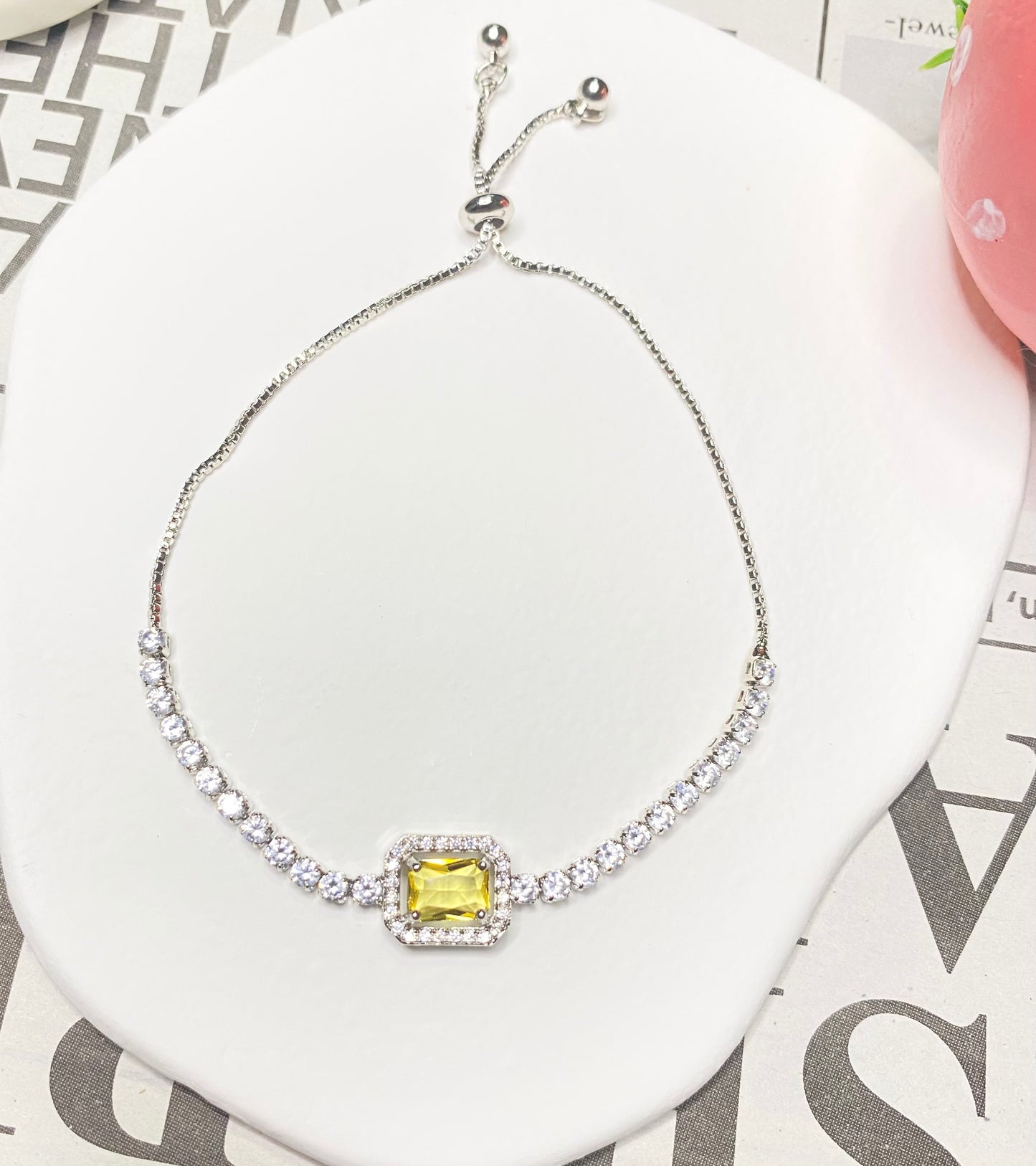 Yellow Stone Bracelet