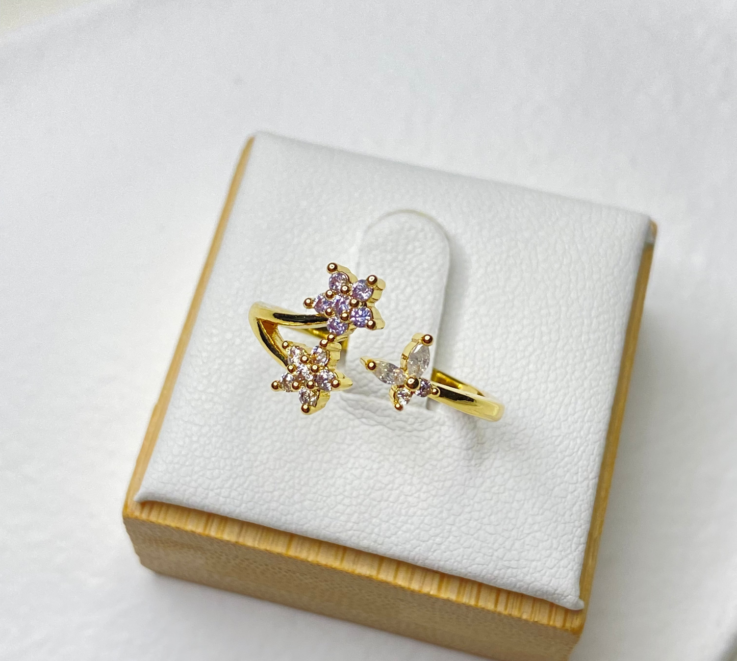 Veloura Butterfly Open Ring
