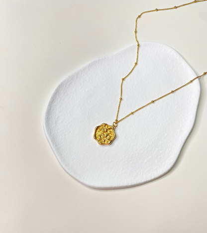 Gold Flower Necklace