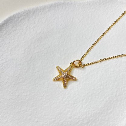 Gold Satrfish Necklace
