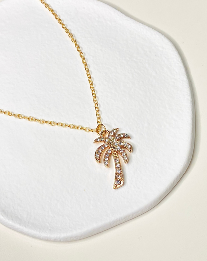 Tropical Palm Tree Pendant