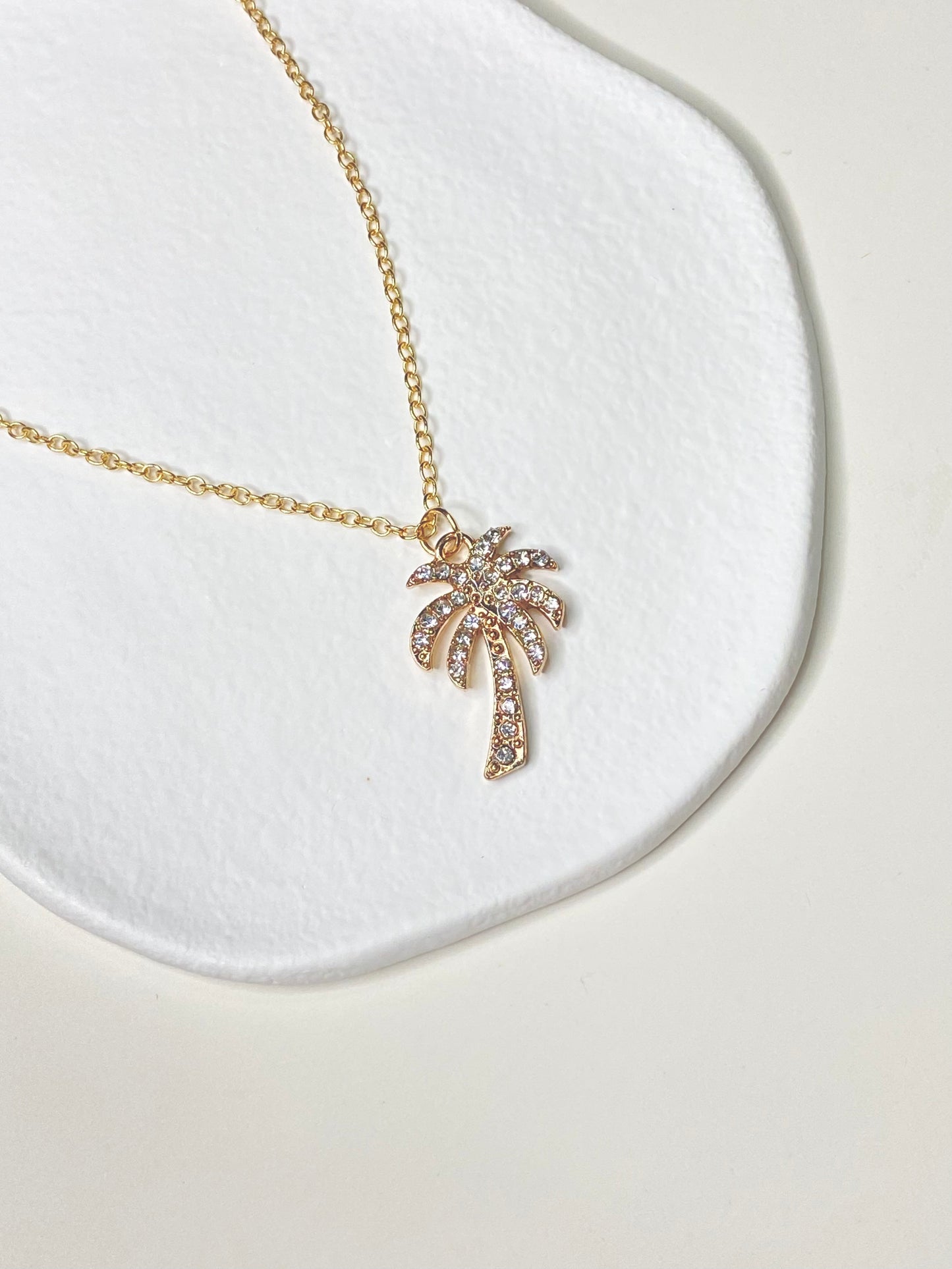 Tropical Palm Tree Pendant