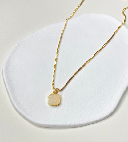 Square Shell Necklace