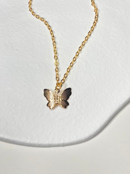 Gold Butterfly Pendant