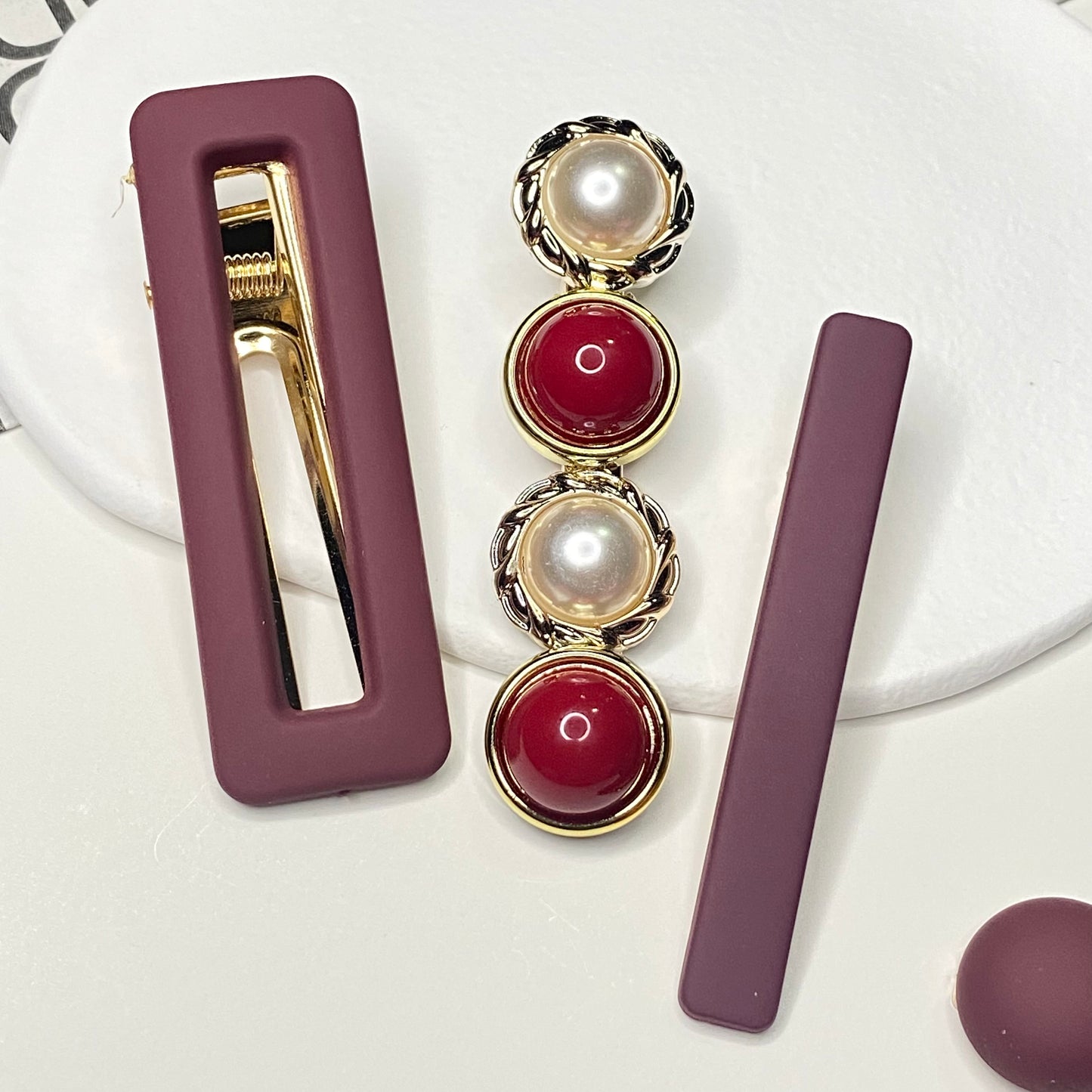 Gilded Wine Hairpins
