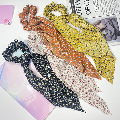Bohemian Floral Ribbon Hairtie