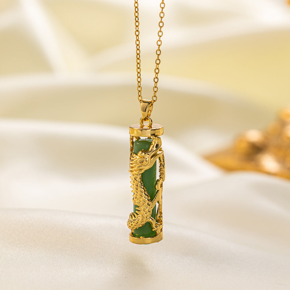 Gold Dragon Pendant