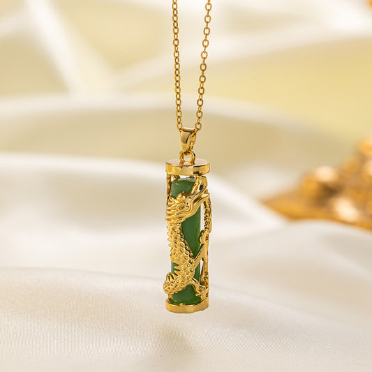 Gold Dragon Pendant