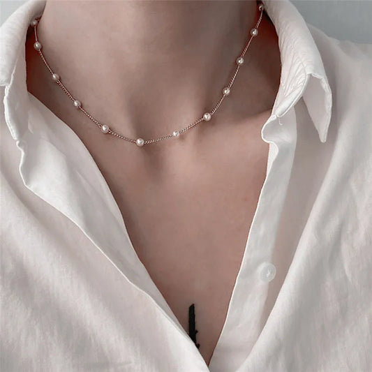 White Pearl Necklace