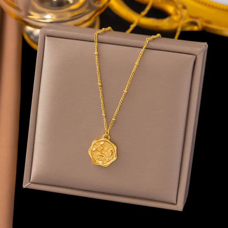 Gold Flower Necklace