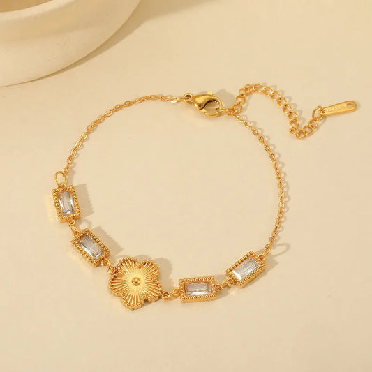 Elegant Flower Bracelet