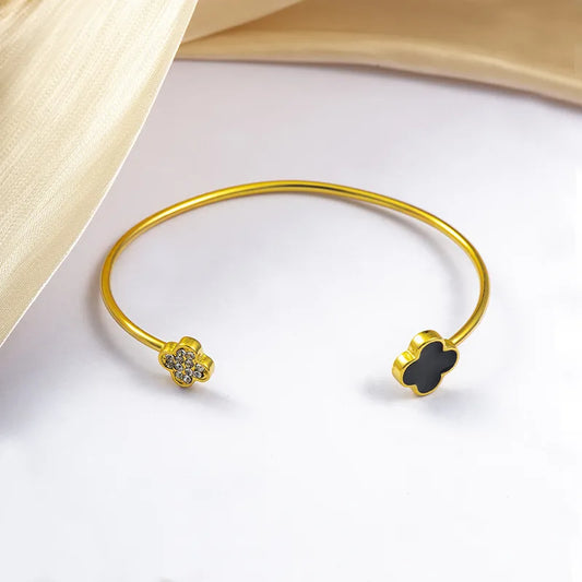 Four Leaf Clover Bangle