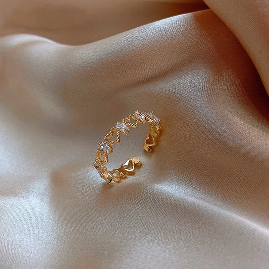 Gilded Grace Open Ring
