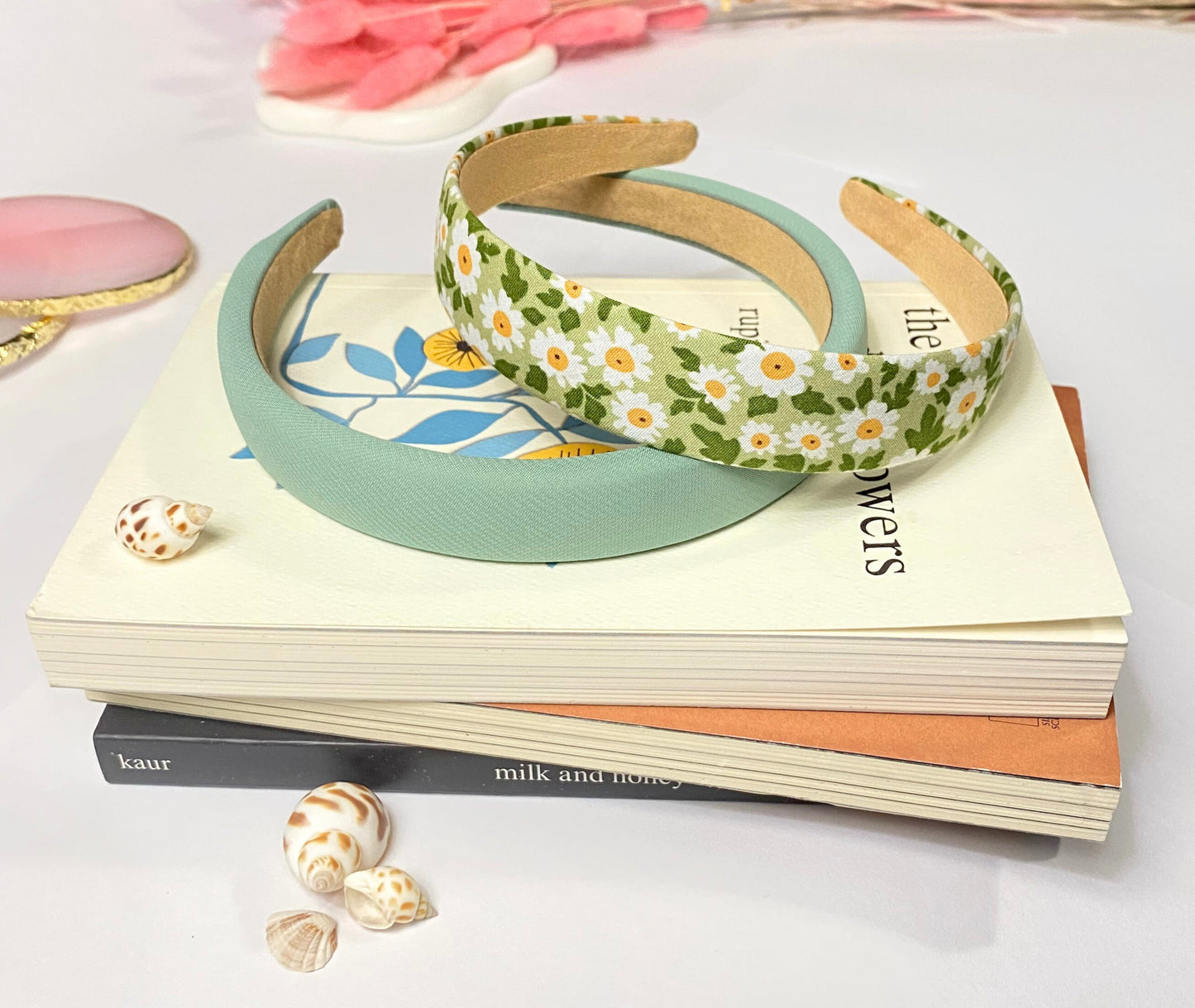 Green Spring Glow Headband