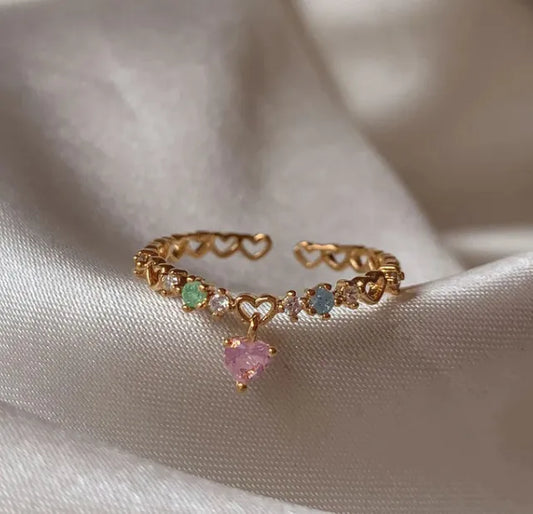 Moonlit Serenity Open Ring