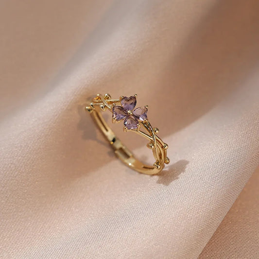 Violet Dream Open Ring